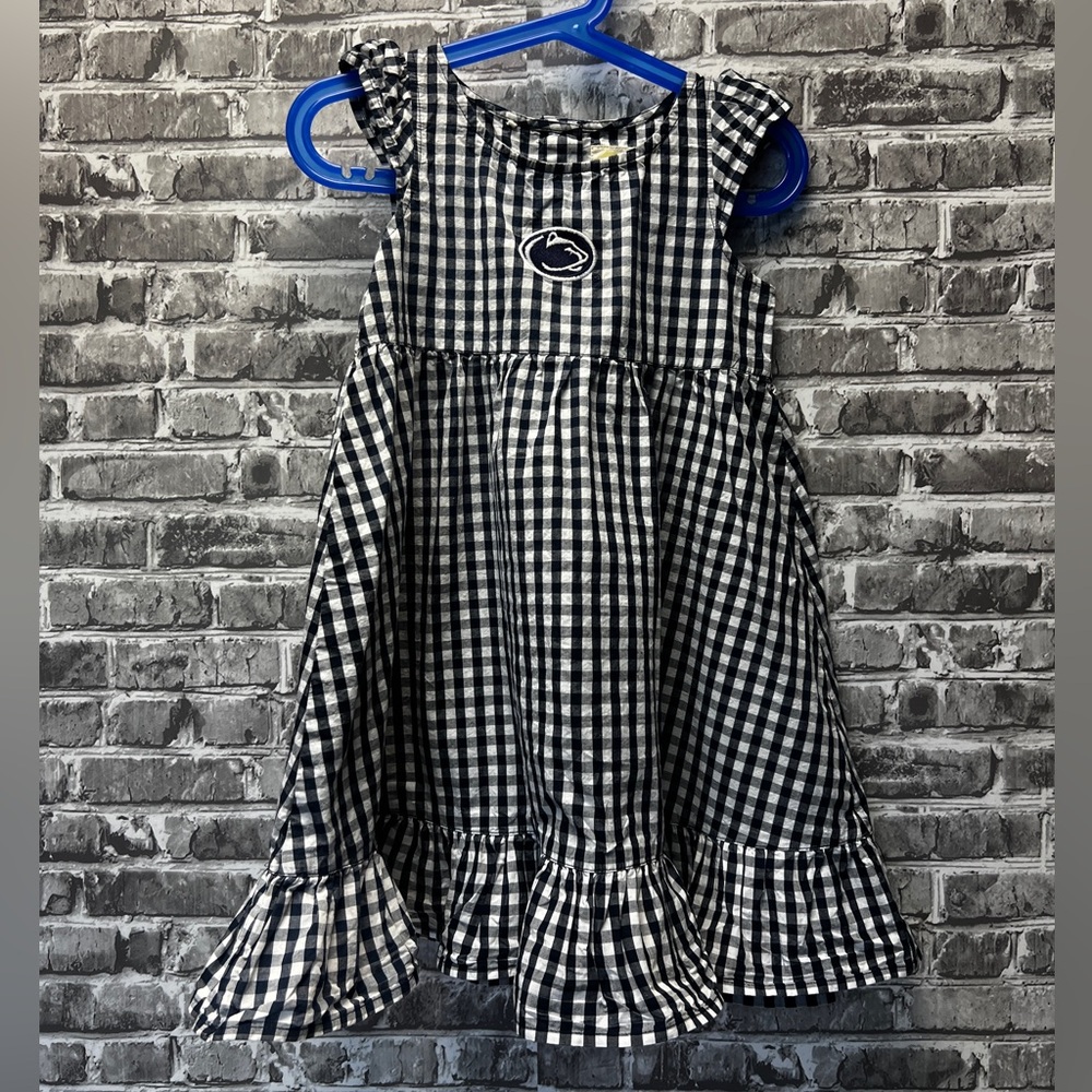 Checkered Kids Casual Dress